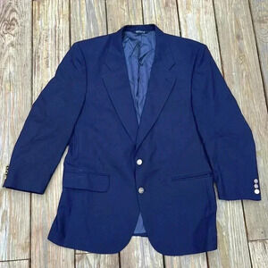 Burberry Mens Navy Blazer sport coat jacket